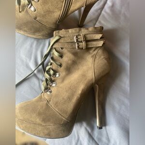 Olive Green Heels